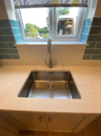 Franke undermount sink and tap. 